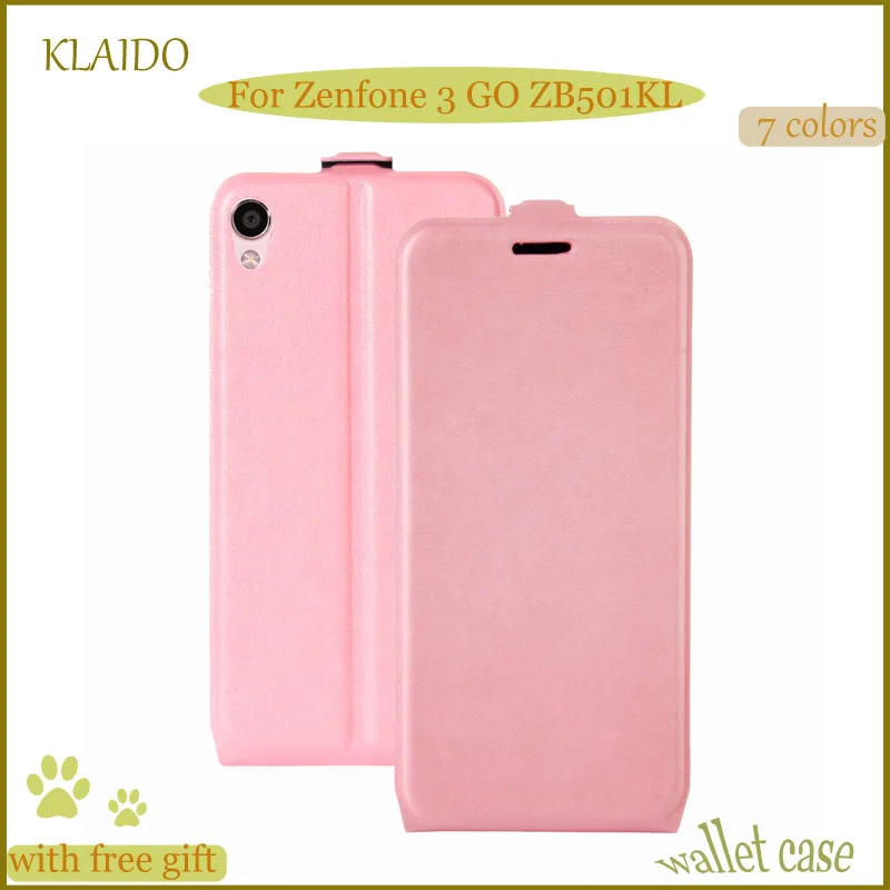 Kalido люкс Флип Кожаный Чехол Для Zenfone 3 Go zb501kl Live Слот для карты телефон кошелек