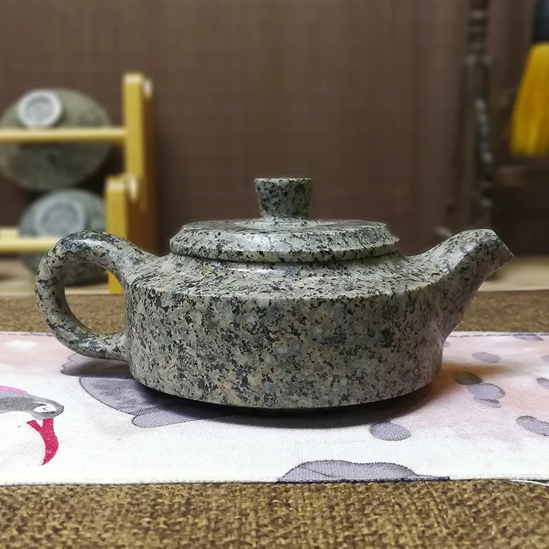 180cc натуральный медицинский каменный чайный горшок китайский уход за здоровьем