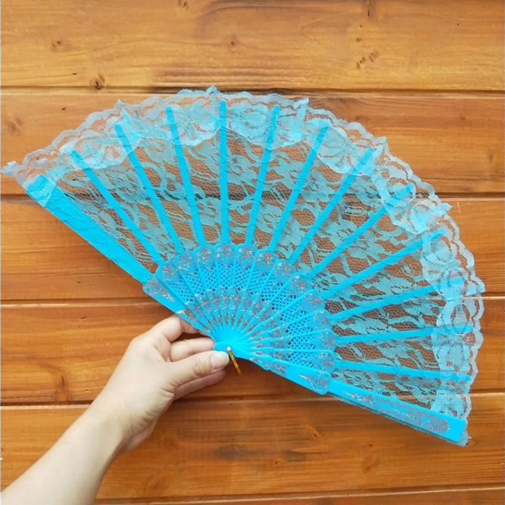 Прямая поставка ручной складной веер в китайском стиле для танцев свадебного