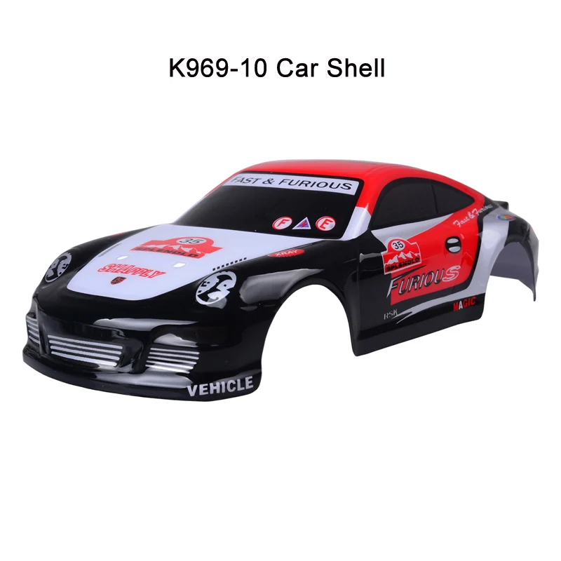 Wltoys, Радиоуправляемый автомобиль, запасные части, Москитная машина, 1:28, масштаб, автомобильная оболочка, K989-55, автомобильная оболочка, покрытие, ПВХ, Взрывозащищенная оболочка, K969-10, оболочка K999 - Цвет: K969-10