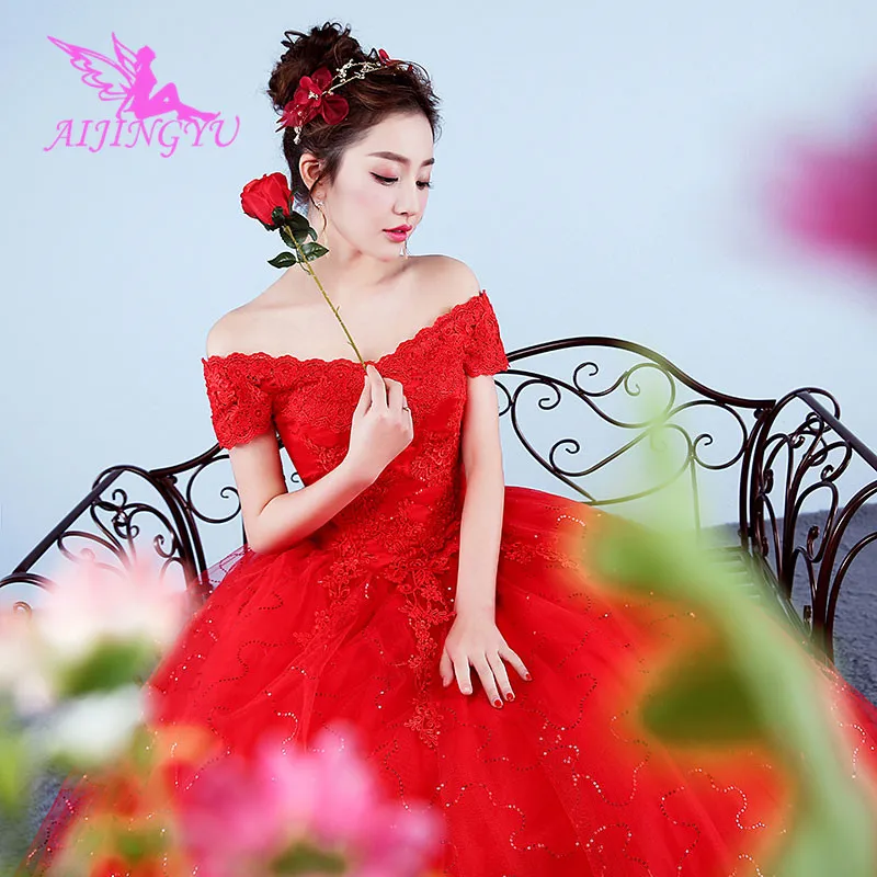 AIJINGYU dresses guest comunion weding dress for wedding party WK290 | Свадьбы и торжества