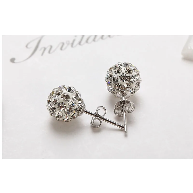 Модные серьги sieraden гвоздики с кристаллами на заказ модные ювелирные изделия для