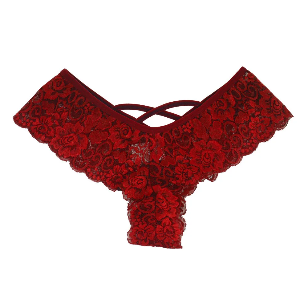 Hot Pink Модные эластичные женские кружевное сексуальное женское белье женские удобные трусы с низкой посадкой красивые Бесшовные дышащие трусы# QQ - Цвет: Hot Pink