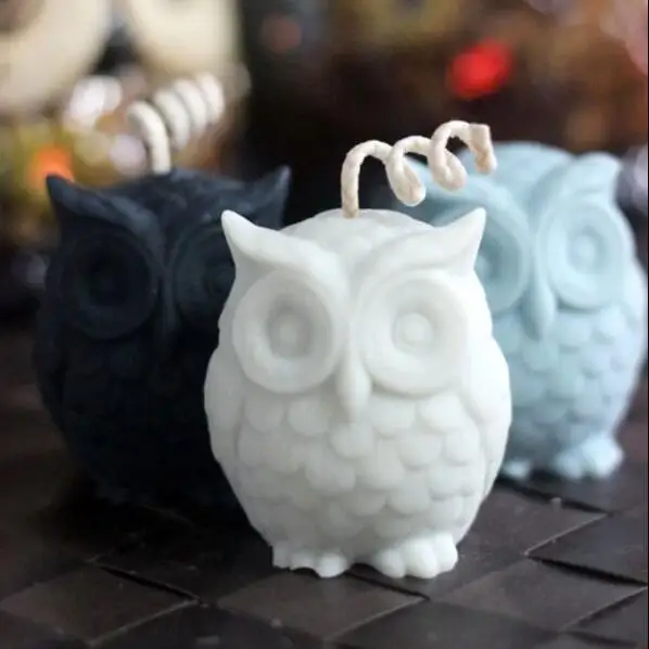 Формы для мыла ручной работы в форме совы fondant украшения торта глина инструменты