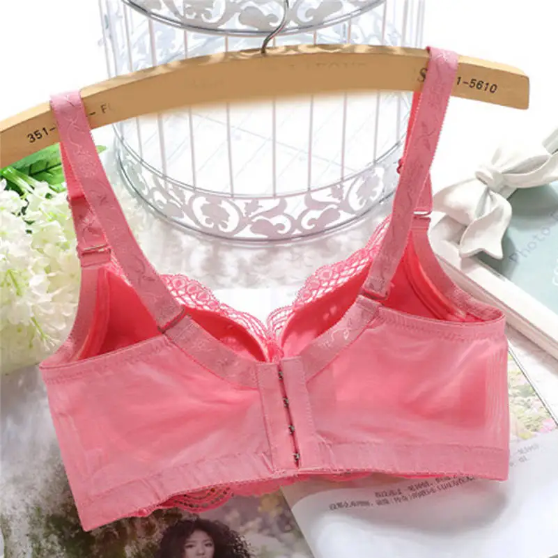 Women Lingerie Womens Sexy Bra Bralette Women's Without Steel Ring Bra Sexy Lace Underwear Gathered Adjustable Bras 661BR10