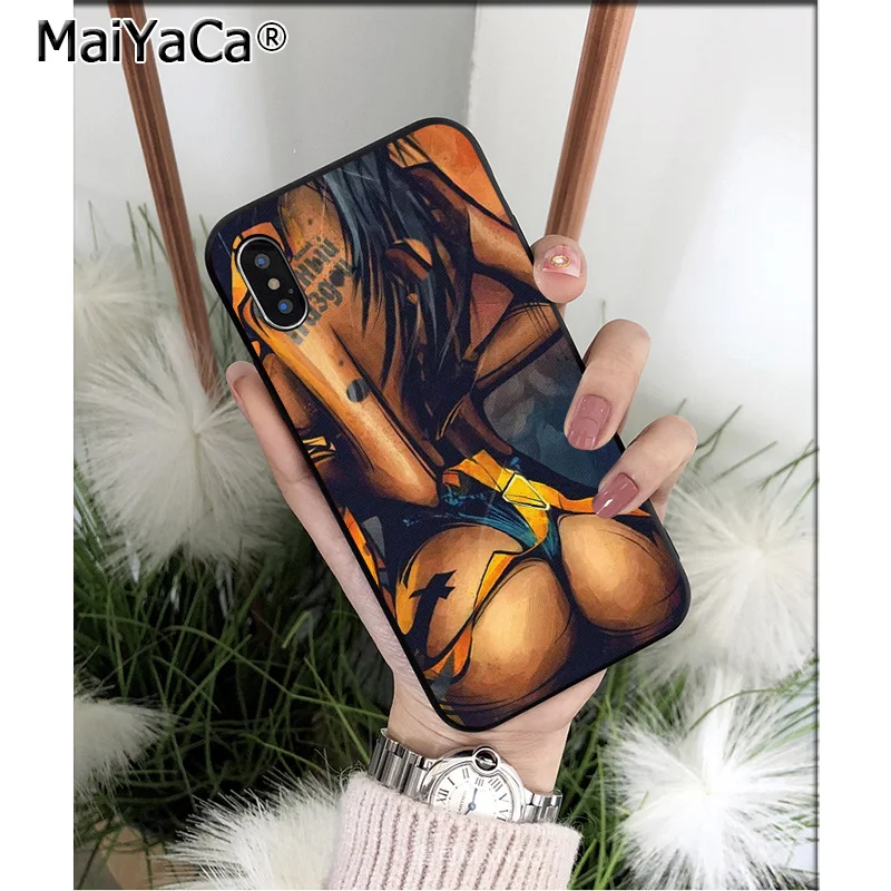 MaiYaCa летняя сексуальная девушка бикини попка искусство Высокое качество чехол для телефона для Apple iPhone 8 7 6 6S Plus X XS MAX 5 5S SE XR мобильные телефоны