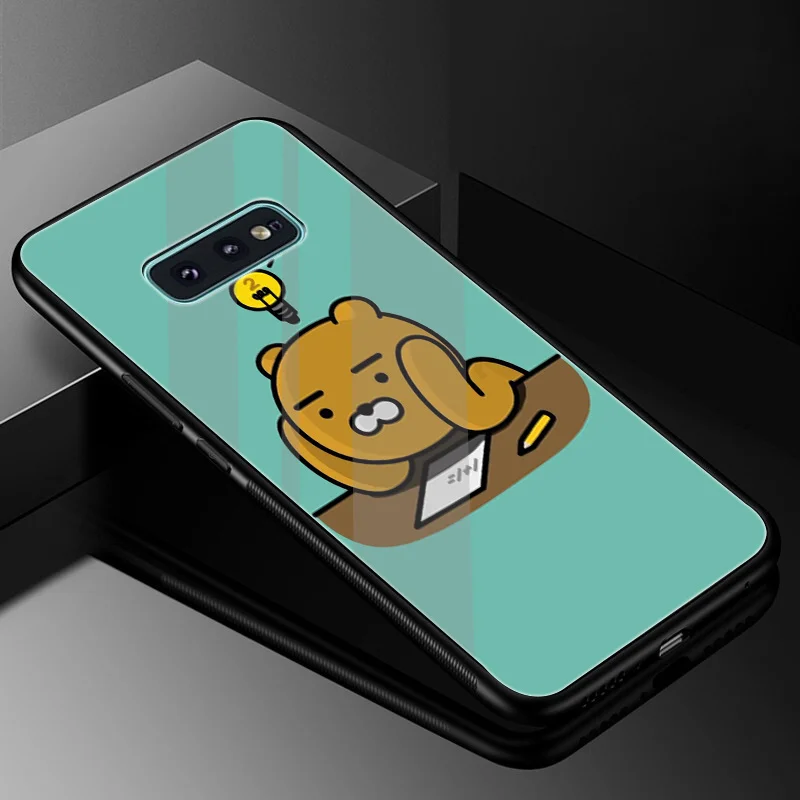 Чехол из смешного какао-стекла для Samsung Galaxy Note 8 9 S10 S7 Edge S8 S9 Plus | Мобильные телефоны