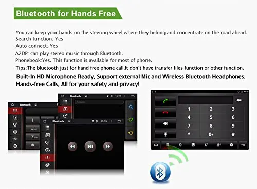 Pupug 7 дюймов Экран зеркалирование Android 4.2 в тире Double DIN HD емкостный сенсорный dvd