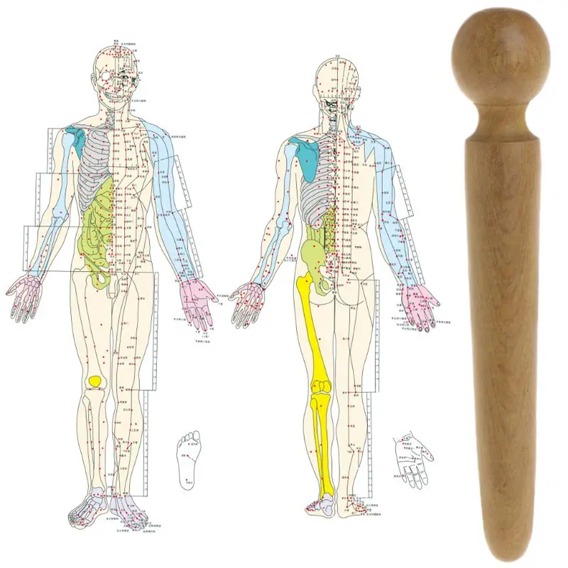 

Foot Body Massage Wooden Stick Reflexology Relieve Muscle Soreness