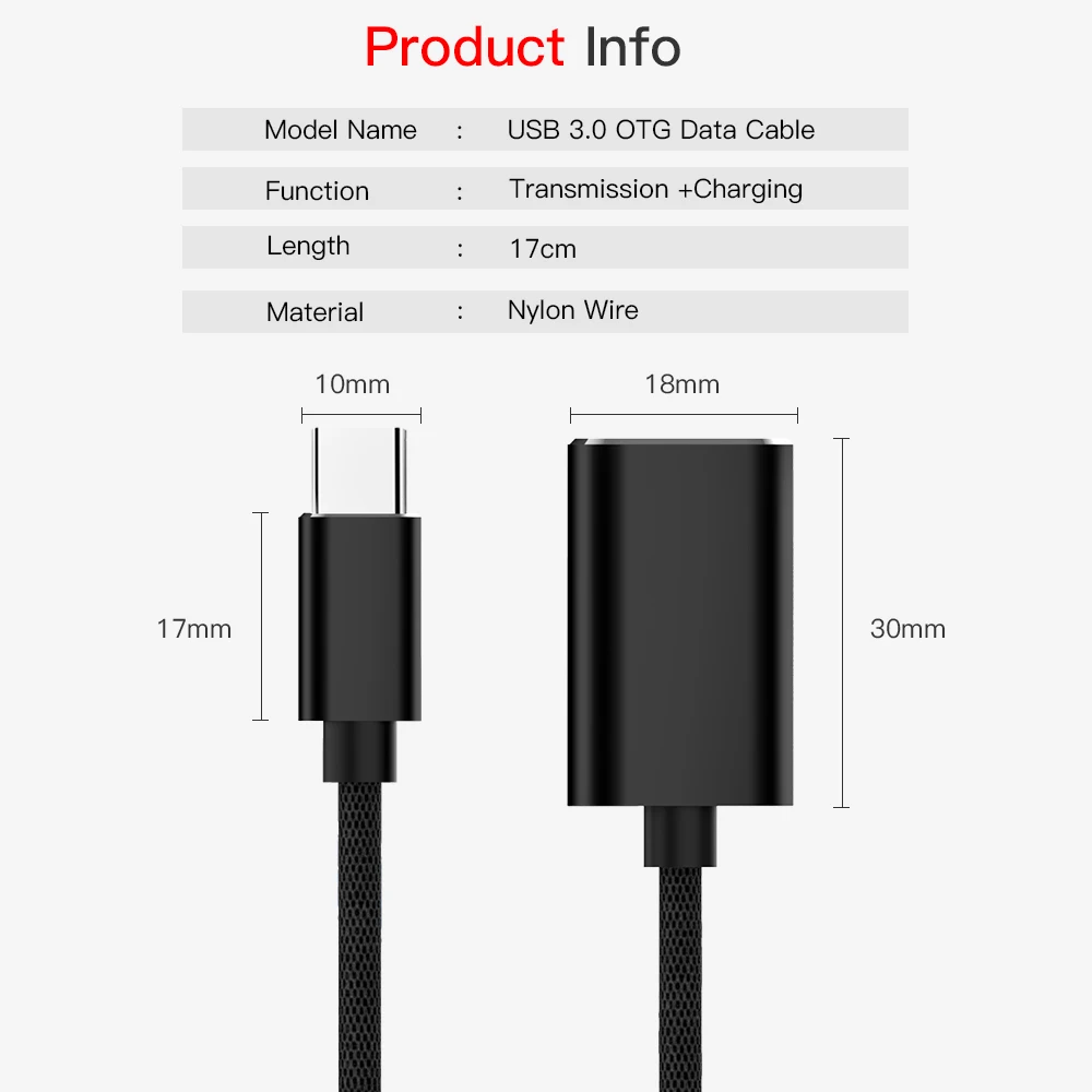 Кабель переходник с USB 3 0 на OTG C папа мама адаптер для синхронизации данных Samsung