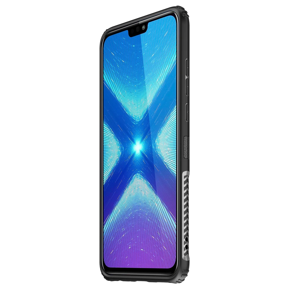 Для Honor 8X Max чехол, роскошный рыцарь, броня, задняя крышка для huawei Honor8X, Прочный Гибридный автомобильный держатель, кронштейн, чехол для телефона(XS0418