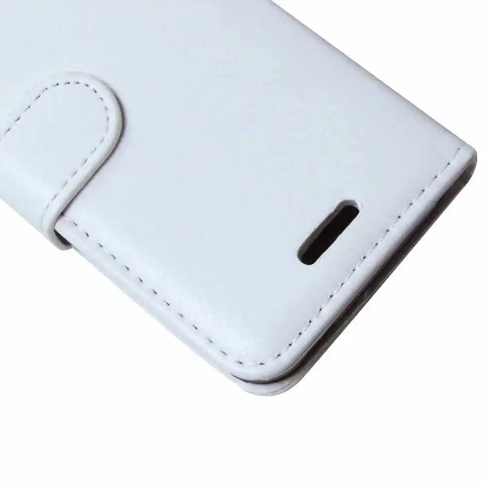 Чехол-книжка M2Aqua D2303 D2406 D2305 для sony xperia M2 Aqua M 2 Dual S50H D2302 D2306 с бумажником и фоторамкой, откидной кожаный чехол для телефона - Цвет: White