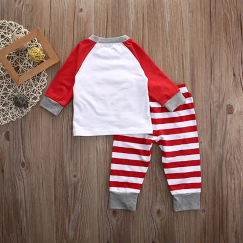 Комплект одежды из 2 предметов для маленьких девочек рождественские наряды