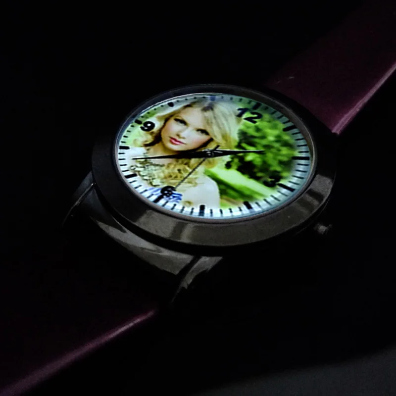 Женские часы с принтом A3312w вашим собственным изображением дизайнерские