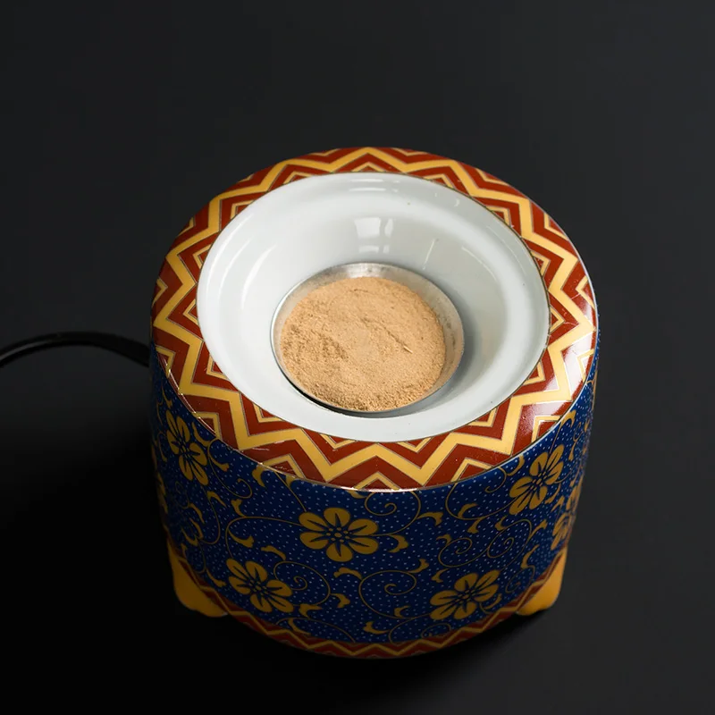 PINNY Cloisonne электрическая горелка ладана Электронная курильница домашнее