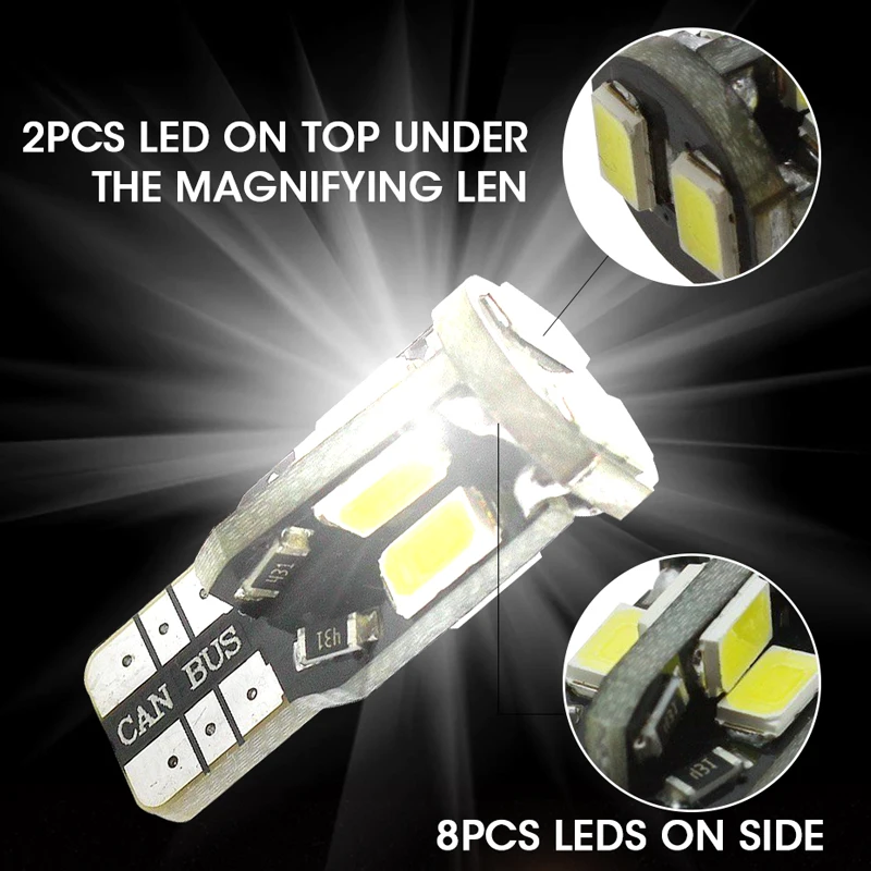 Лампочка для стояночного освещения HLXG 4x T10 921 912 SMD DC задний стоп сигнал 5730