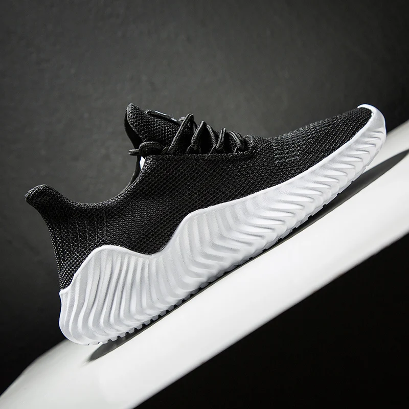 Flyknit кроссовки Hemmyi для мужчин дышащая повседневная мужская обувь светильник