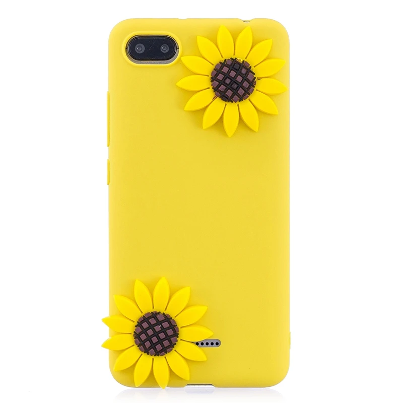 Flower Чехол для Xiaomi Redmi 6A, чехол для Xiomi Redmi 6A, милый Единорог, кактус, силиконовый чехол для телефона, для etui, Xiaomi Redmi 6A, чехол - Цвет: Flower
