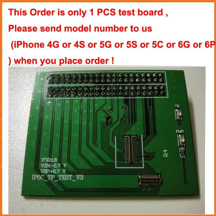 Печатная плата для тестирования ЖК дисплея и дигитайзера сенсорного экрана