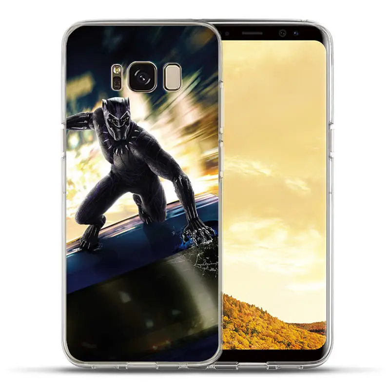 Для samsung Galaxy S8 S9 Plus S6 S7 Edge Note 8 роскошный чехол с героями Marvel, Мстители, силиконовый чехол, Coque Capinha Etui - Цвет: 08