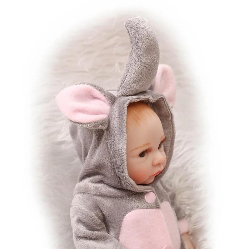 11 ''Реалистичная кукла мальчик для новорожденных Мягкие силиконовые куклы