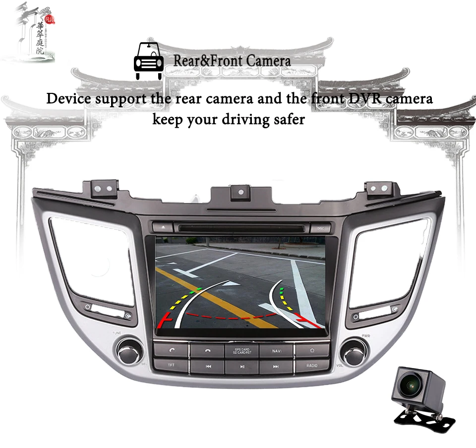 Восьмиядерный 4 Гб ОЗУ 64 ГБ Android 9 0 автомобильный DVD GPS Navi мультимедийный плеер