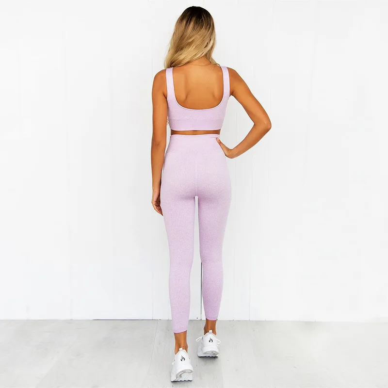 CHRLEISURE Женский комплект из двух предметов укороченный топ женские штаны