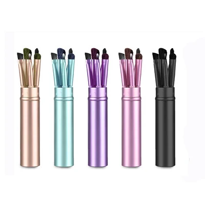 5 шт./компл. кисти для макияжа тени век подводка глаз кисть бровей губ