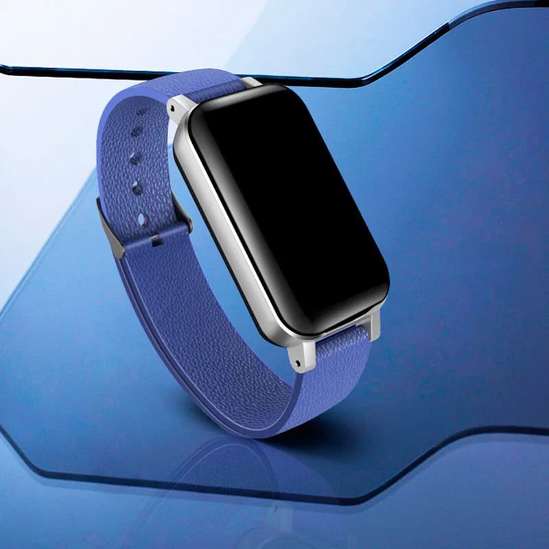 Smartband Blue Bluetooth Смарт-браслет с двумя наушниками монитор сердечного ритма гарнитура Talk band смарт-часы фитнес-трекер Шагомер наушники - Цвет: Smartband Blue