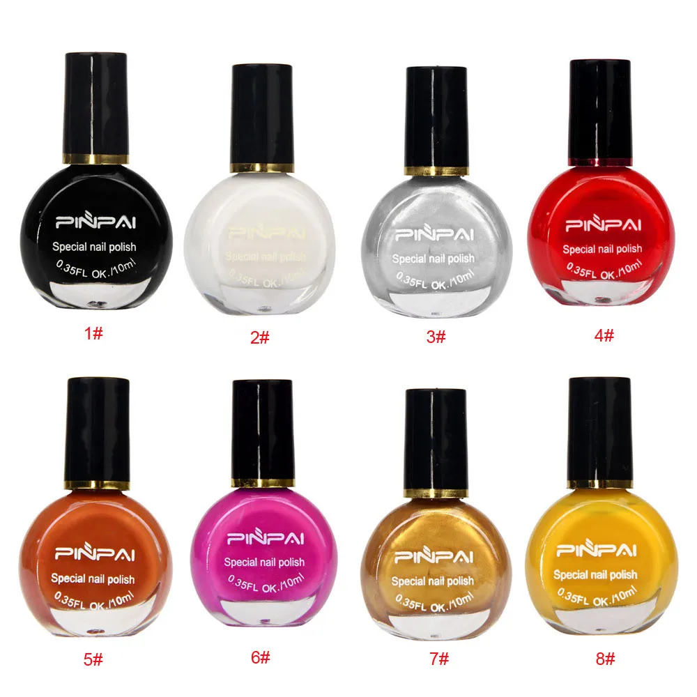 26 Color Nail Polish Printing Oil Solid Beauty UV Gel Colored Gels For Nails Art Stencils Stamping Plates Manicure | Красота и