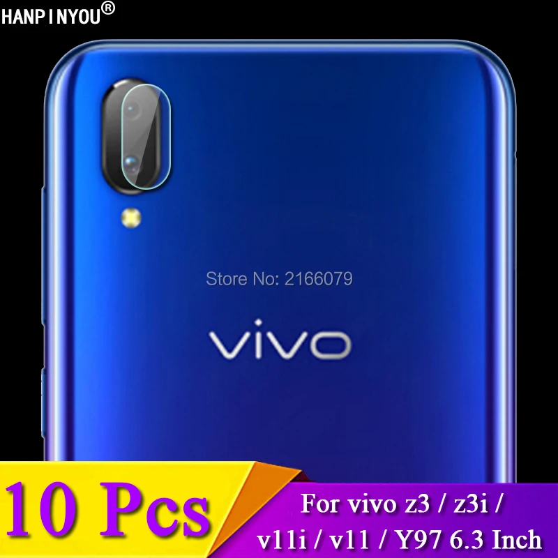 

10 Pcs/Lot For vivo z3 / z3i / v11i / v11 / Y97 Clear Rear Camera Lens Protective Protector Cover Soft Tempered Glass Film Guard