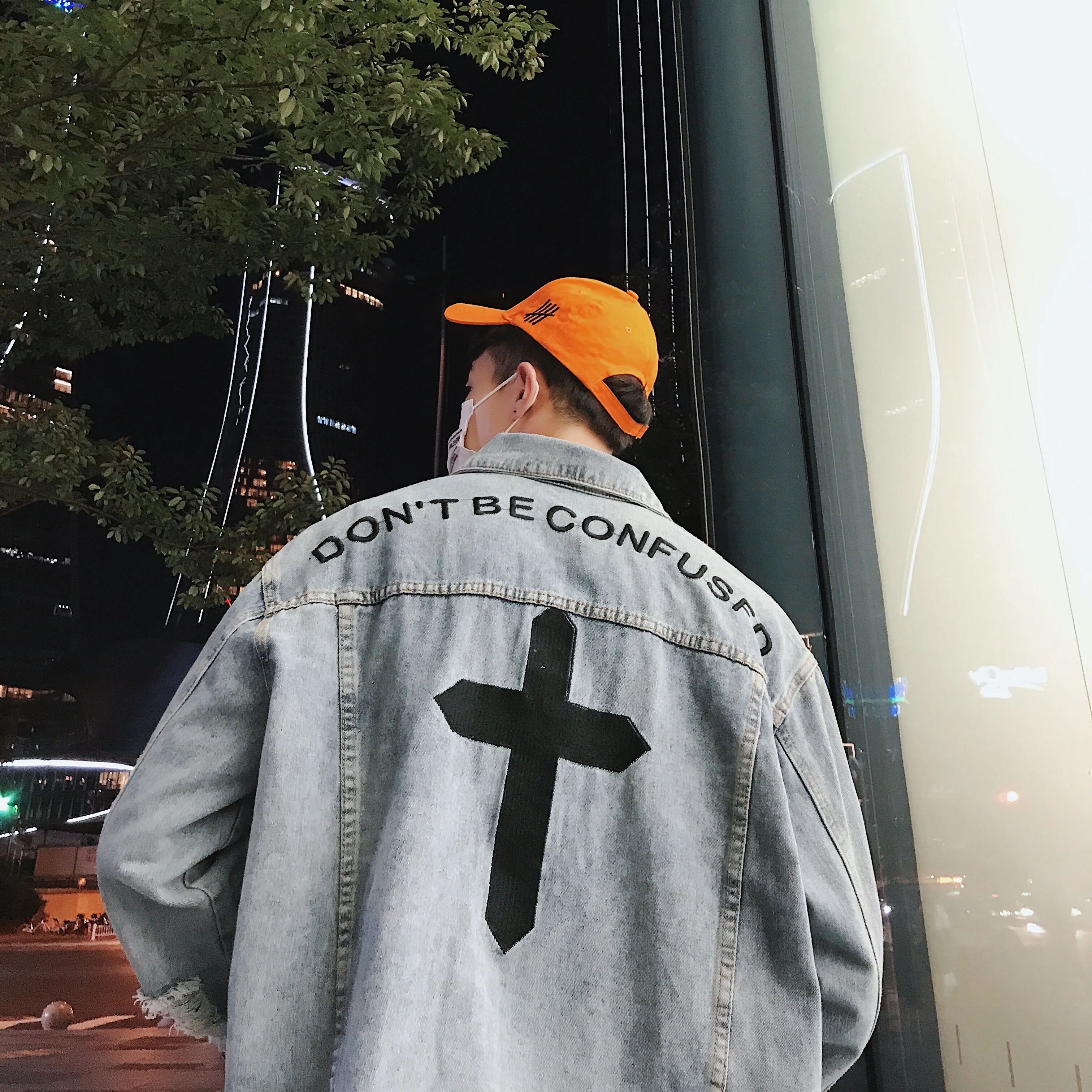 2018 Однотонная повседневная обувь тонкий Для мужчин s джинсовая куртка