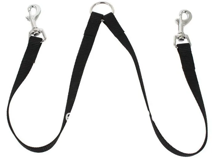 Бесплатная доставка муфта поводки для питомцев собак двухсторонний двойной