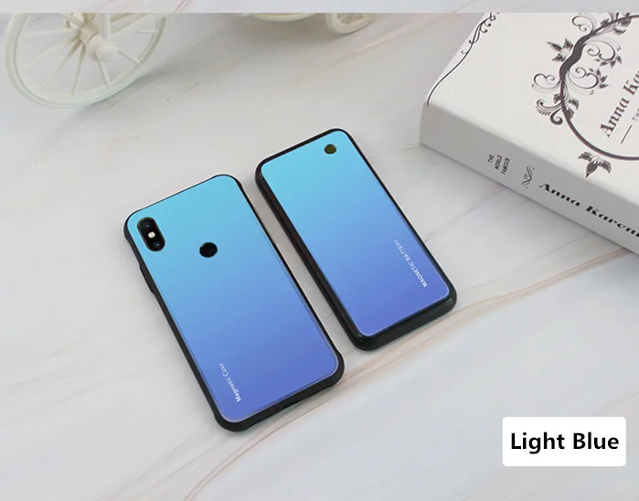 NTSPACE чехол для зарядного устройства s для Xiaomi mi X 3 Чехол Для Аккумулятора Внешний Магнитный чехол для зарядного устройства запасной внешний аккумулятор чехол для зарядки - Цвет: Light Blue