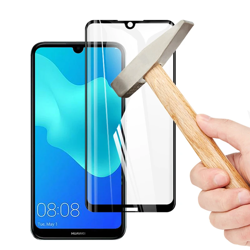Защитное стекло для Huawei Honor Play 3E 9H полное покрытие | Мобильные телефоны и