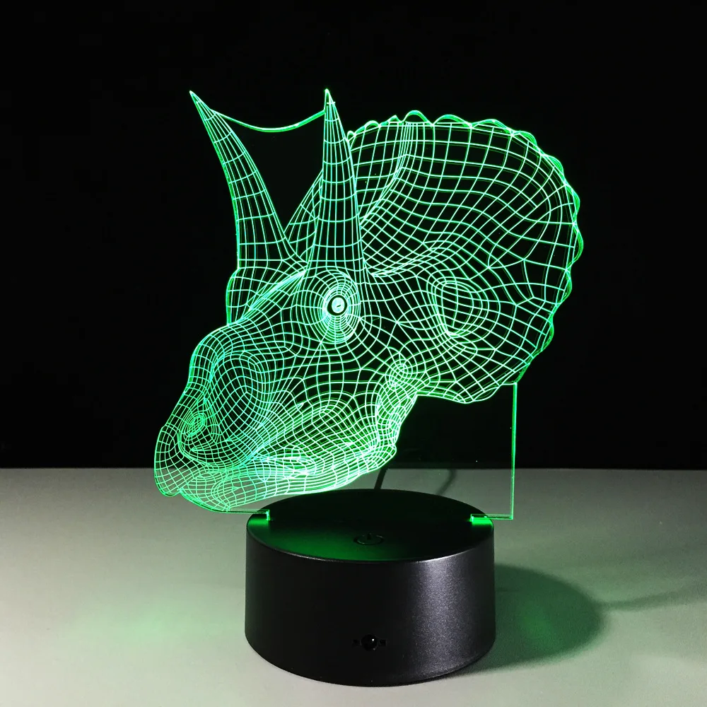 Беспроводная акриловая светодиодная 3d лампа минисветильник рный светильник на