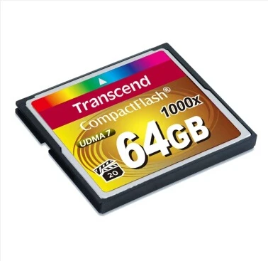 Brand Transcend CF Card 1000x 64GB Capacity Compact Flash memory card For Digital Camera Full HD 3D Video Camcorder |