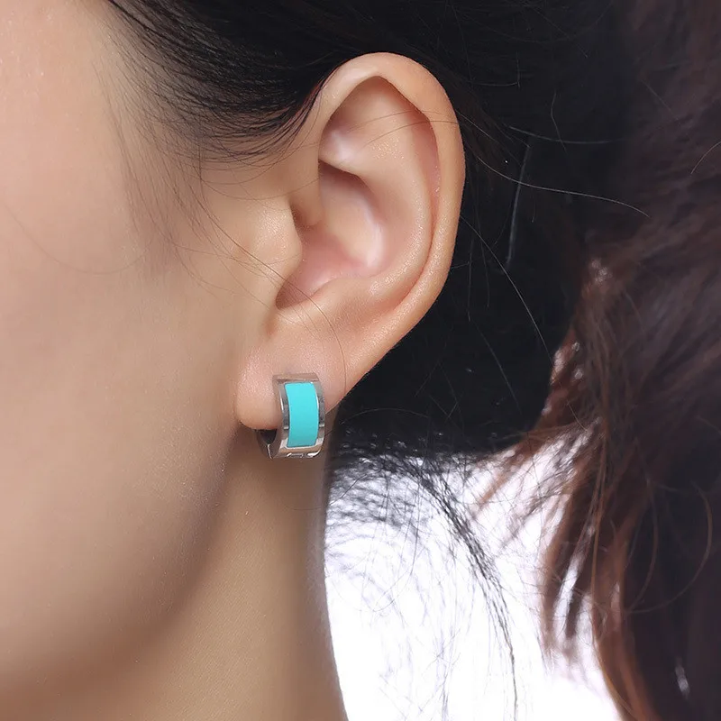 Серьги гвоздики женские в этническом стиле из нержавеющей стали|stainless steel stud