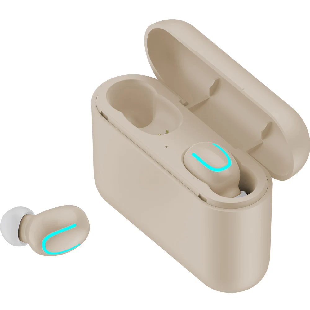 Binaural skin Q32 TWS, высококачественные Bluetooth наушники, Спортивная беспроводная гарнитура, Bluetooth 5,0, свободные руки, игровые наушники, наушники с шумоподавлением - Цвет: Binaural skin