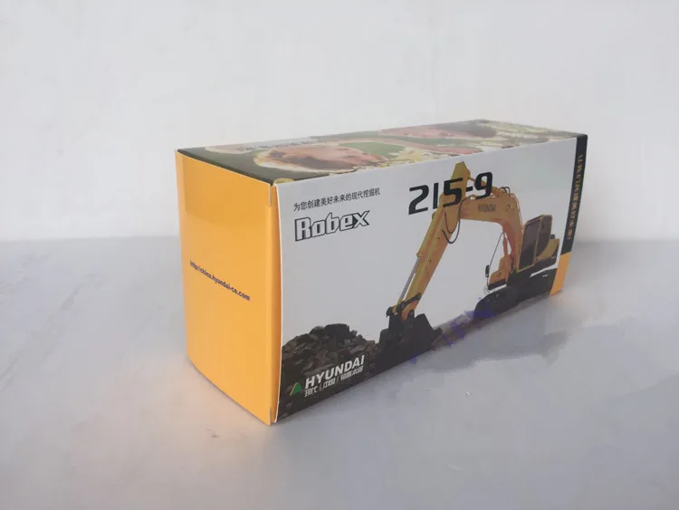 Коллекционная модель игрушки из сплава 1:40 масштаб HYUNDAI R215-9 гидравлический экскаватор инженерное оборудование литье под давлением модель украшения игрушки