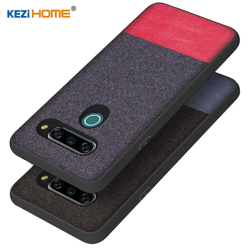 KEZiHOME Case for LG G6 G7 G8 G8s ThinQ Luxury Cloth Texture Soft TPU Silicone Cover For Stylo 5 K40 V40 Phone Coque |