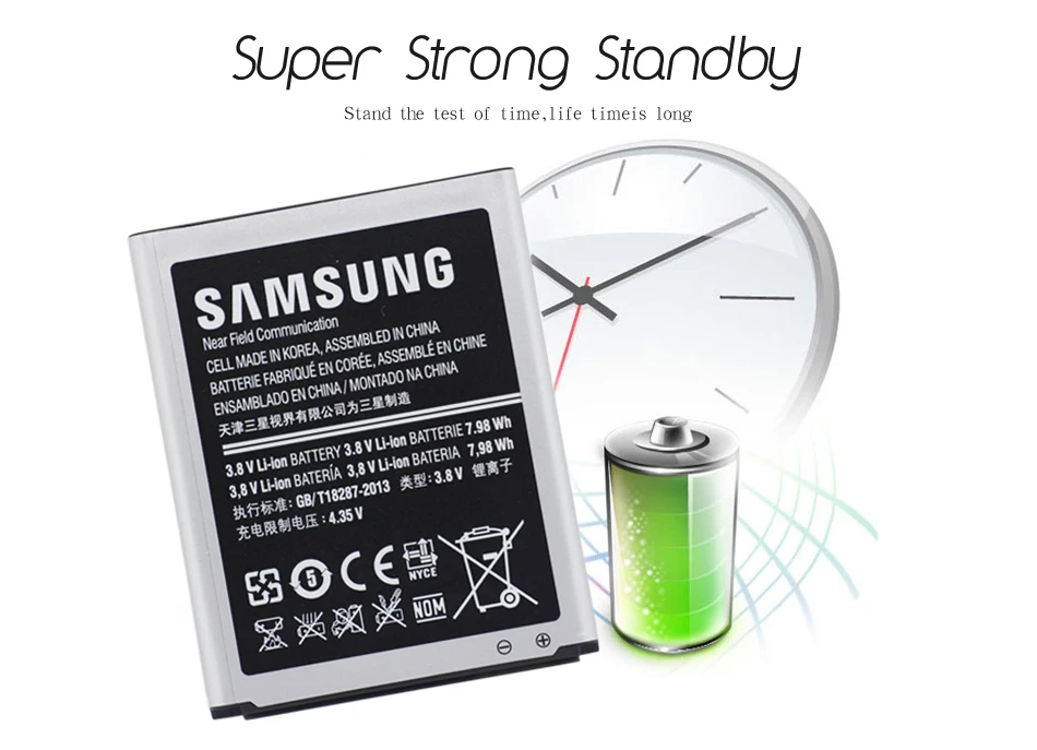 Samsung телефон батарея EB-L1G6LLU 2100 мАч для samsung Galaxy S3 i9300 i9305 i747 i535 L710 T999 замена батареи