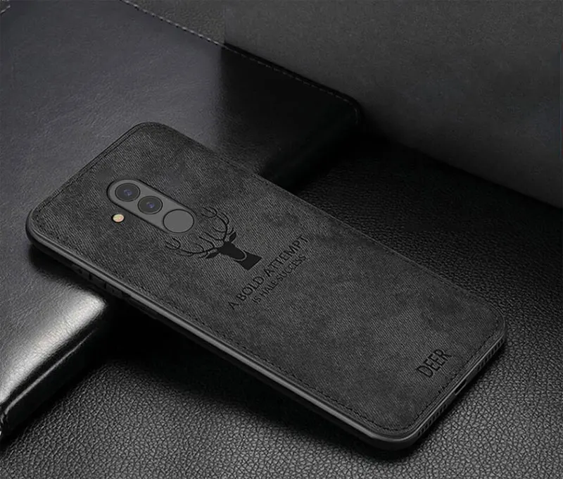 Мягкий тканевый чехол с рамкой для Huawei P30 P20 P10 Lite Mate 20X10 9 Pro Nova 3 3i 8X Max Y9 2019 Тканевый