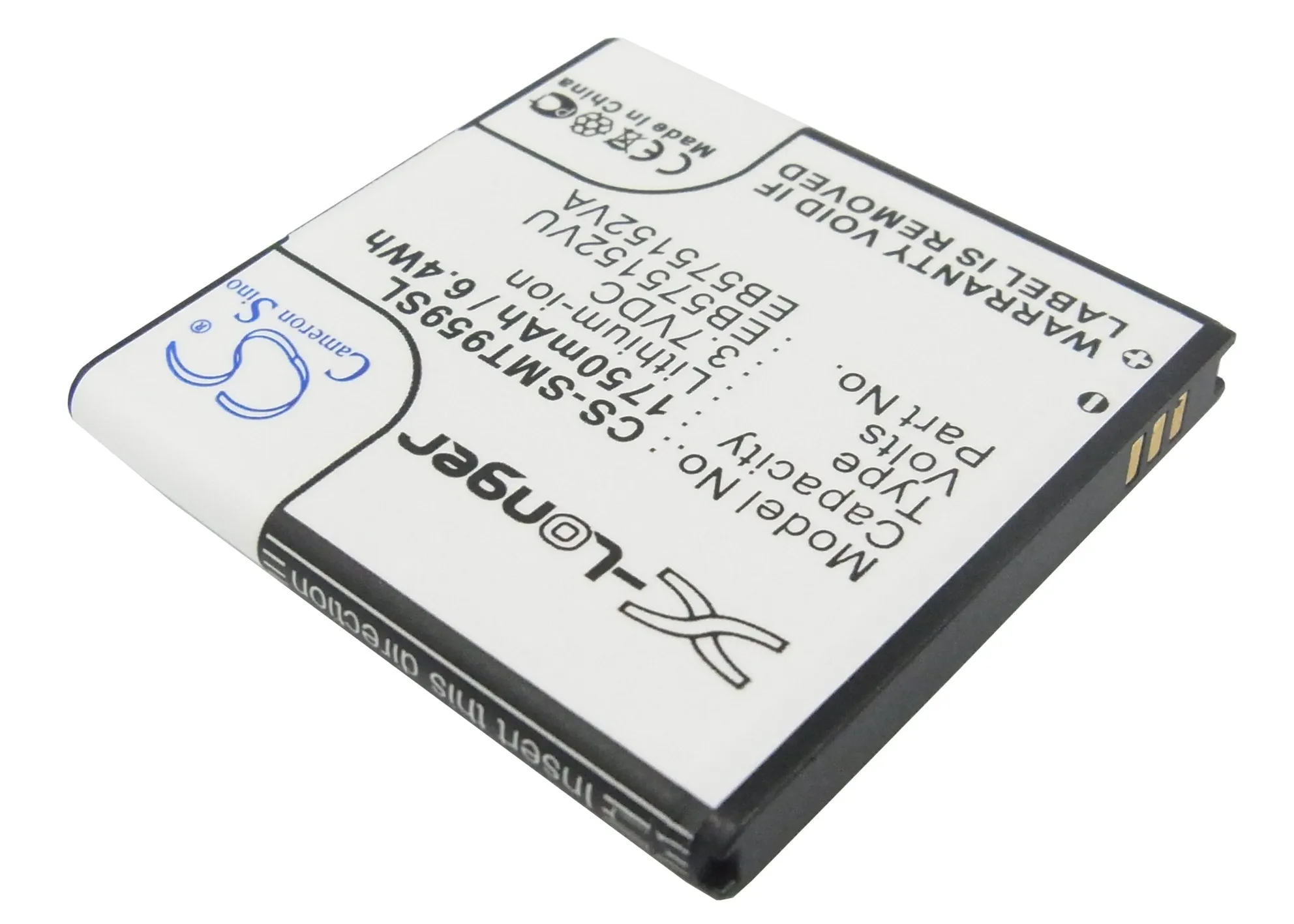 Аккумулятор Cameron Sino 1750mAh для NTT DoCoMo Galaxy S AT&T Captivate Epic 4G SGH i897 Sprint 4G|battery for|1750mah batterycameron