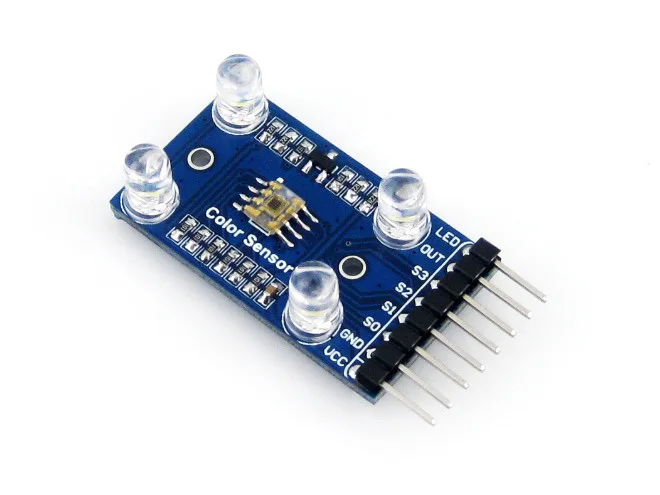 Распознавание цветного сенсорного модуля TCS3200 RGB для STM32 (цветной детектор RGB)|sensor