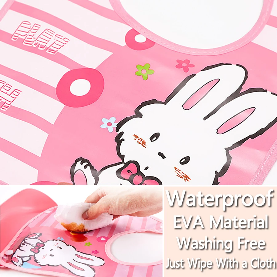 Слюнявчик детский силиконовый для кормления водонепроницаемая бандана | Детская
