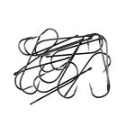 500 шт., рыболовный крючок с длинным хвостовиком, для морской и пресной воды, Крючки Sabiki, Стример Летать, размер крючка 10, 4, 2, 20, оптовая продажа