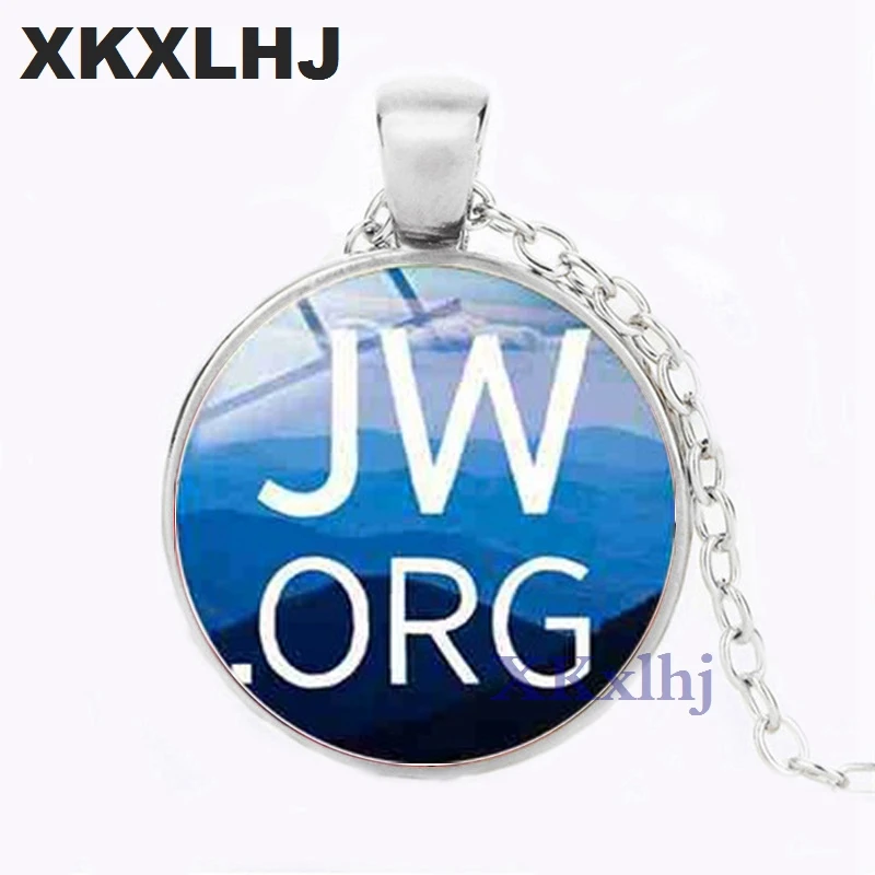 Фото XKXLHJ JW. Ожерелье с подвеской Org, романтический цветок, подвеска со стеклянной подвеской-кабошон с фото, мужское и женское ожерелье №3