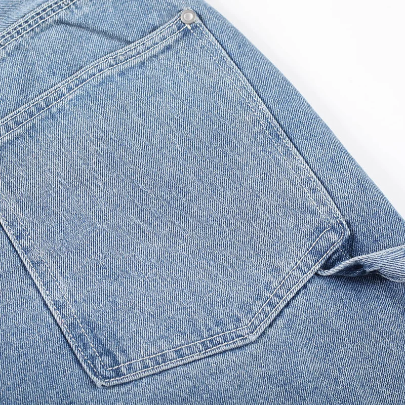 

Street Hair Washed Denim Shorts High Quality Street Fashion Male Loose Old Cowboy Denim Shorts Causal Wearing Easy for Lovers