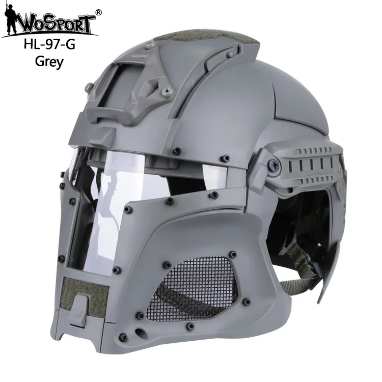 WoSporT камуфляжные военные боковые рельсы для крепления шлема NVG кожух передачи базы Открытый тактический армейский Боевой страйкбол Пейнтбол Спорт - Цвет: HL-97-G